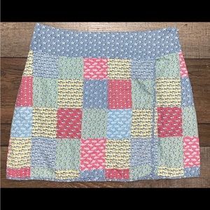 Vineyard Vines Margo Skirt- faux wrap, patchwork! Size 6,  in perfect condition!
